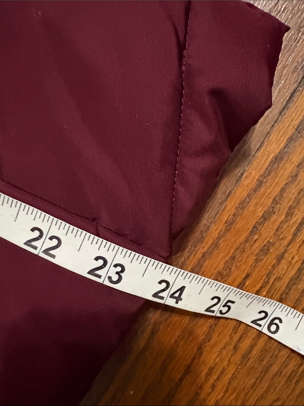 Cole Haan Quilted Puffer Vest - Burgundy women’s Small - Picture 12 of 12